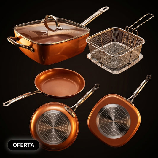 CopperChef Elite – Set de Cocina 5 Piezas