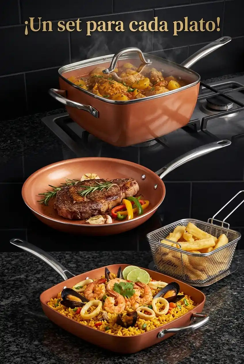 CopperChef Elite – Set de Cocina 5 Piezas - imagen 5