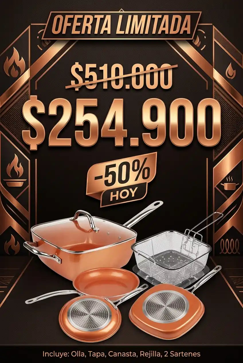 CopperChef Elite – Set de Cocina 5 Piezas - imagen 8