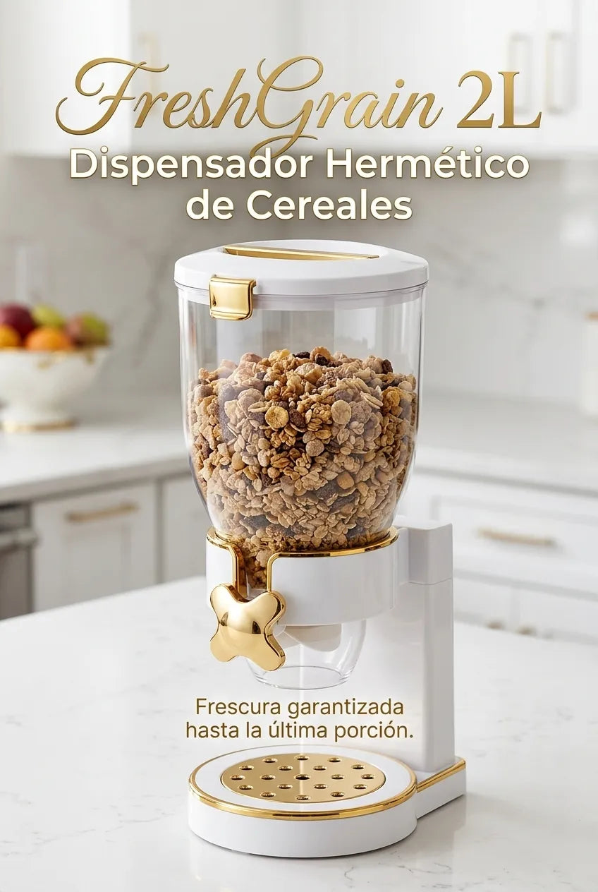 FreshGrain 2L – Dispensador Hermético de Cereales - imagen 1