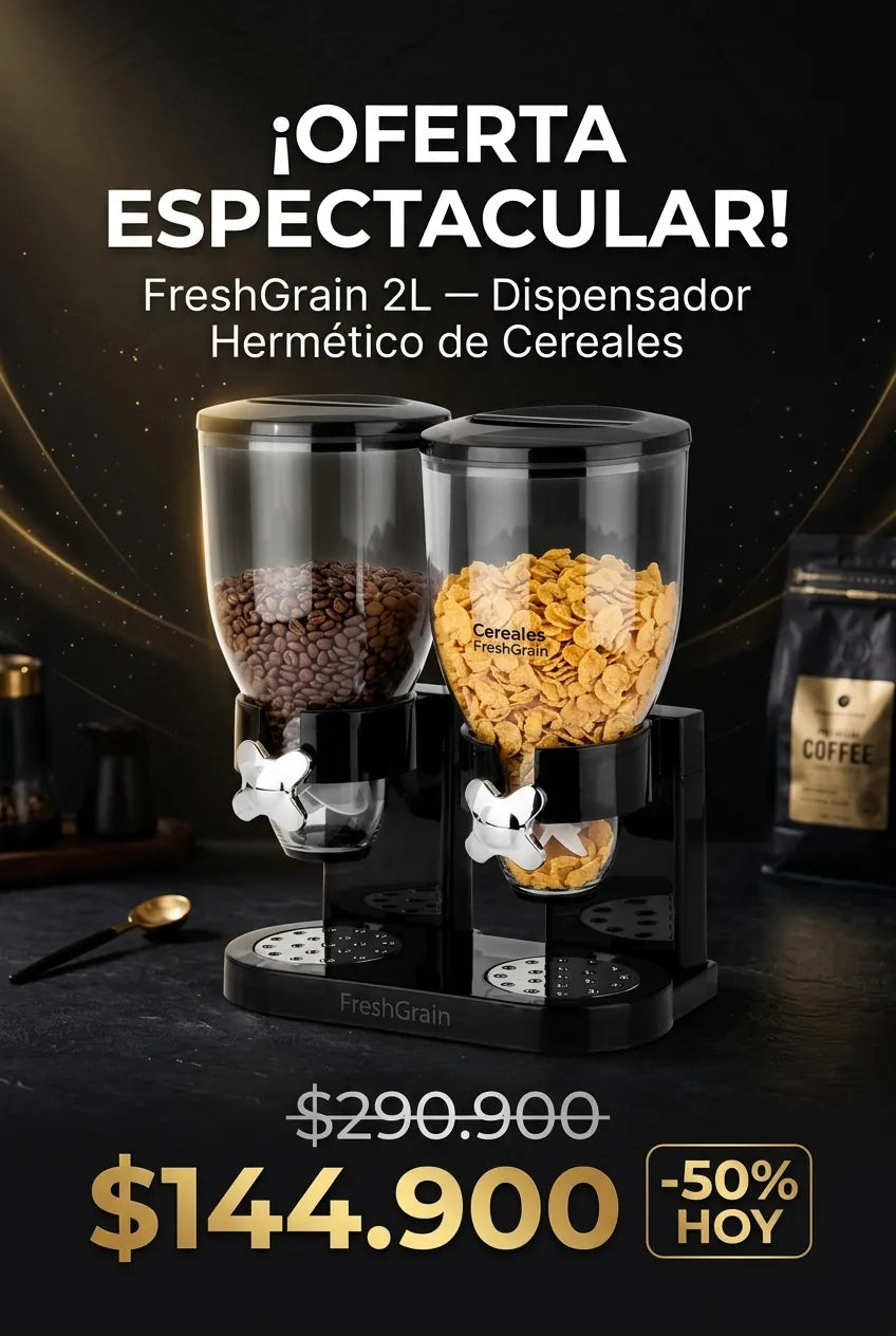 FreshGrain 2L – Dispensador Hermético de Cereales - imagen 8