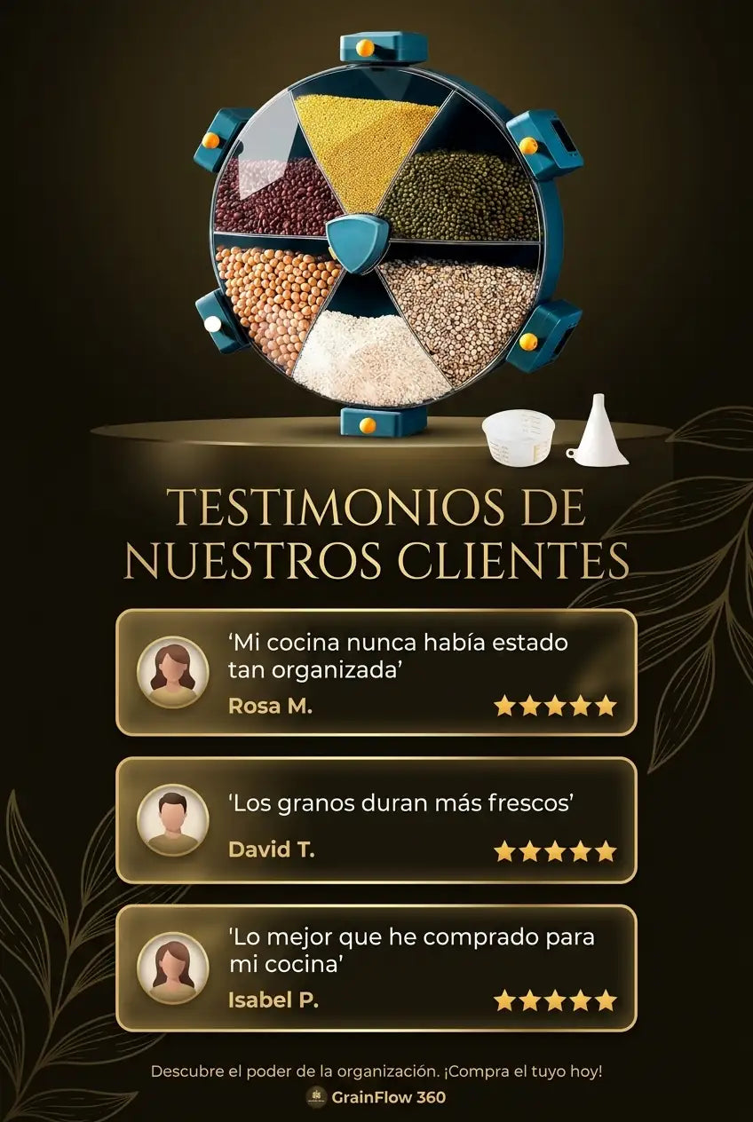 GrainFlow 360 – Dispensador Giratorio de Granos - imagen 10