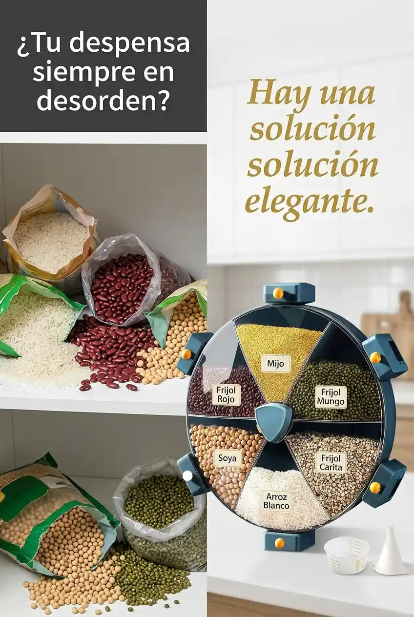 GrainFlow 360 – Dispensador Giratorio de Granos - imagen 2