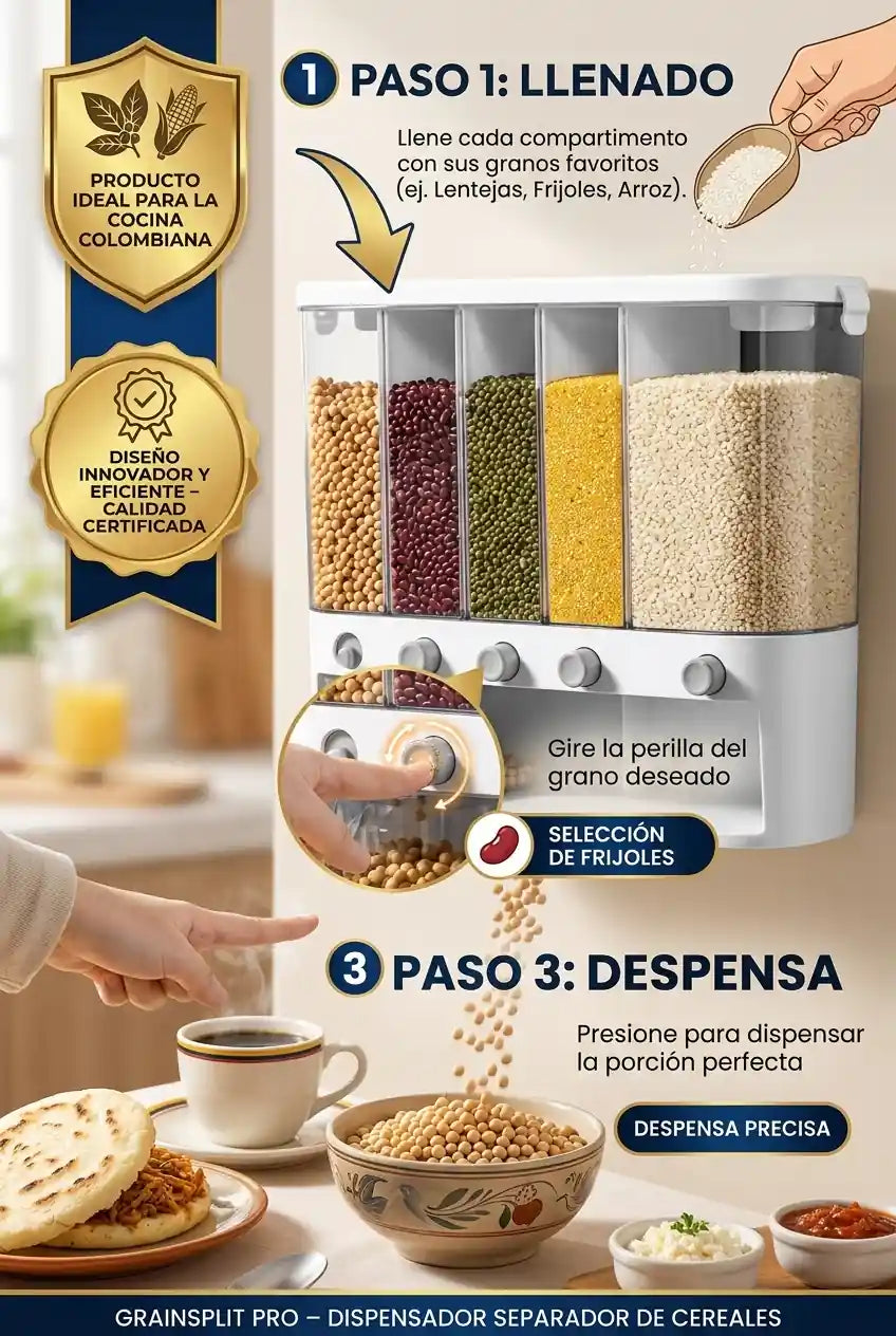 GrainSplit Pro – Dispensador Separador de Cereales - imagen 5