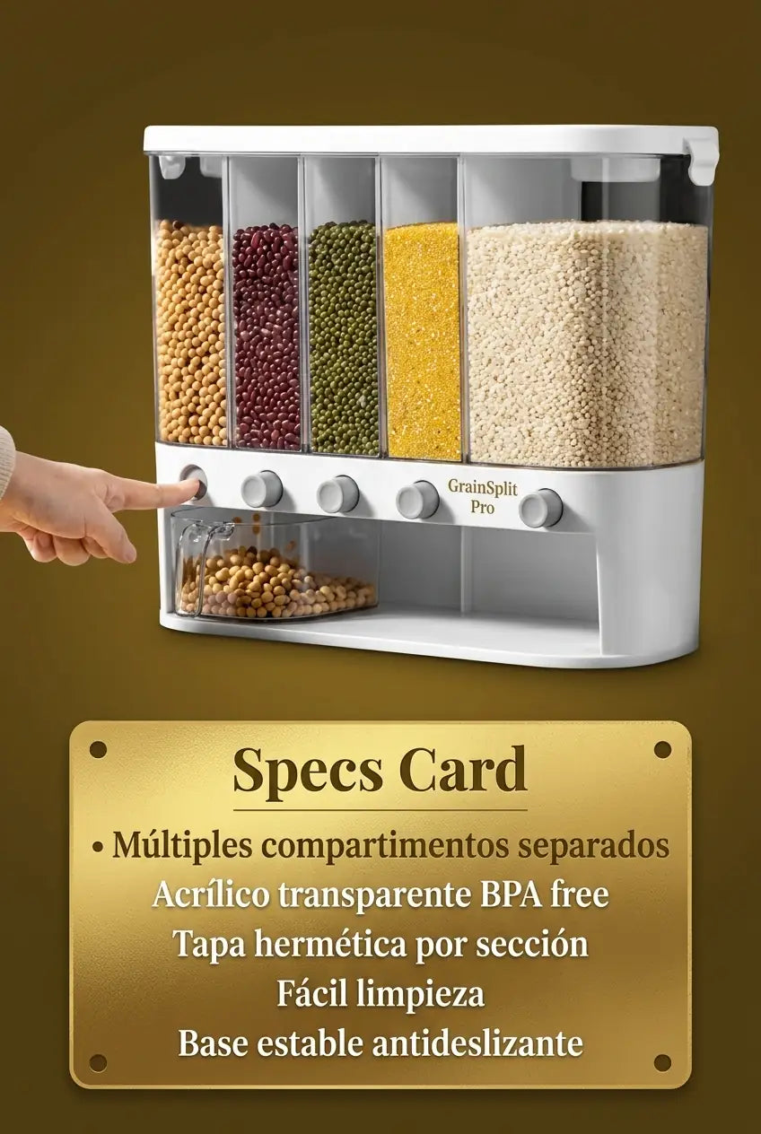 GrainSplit Pro – Dispensador Separador de Cereales - imagen 6