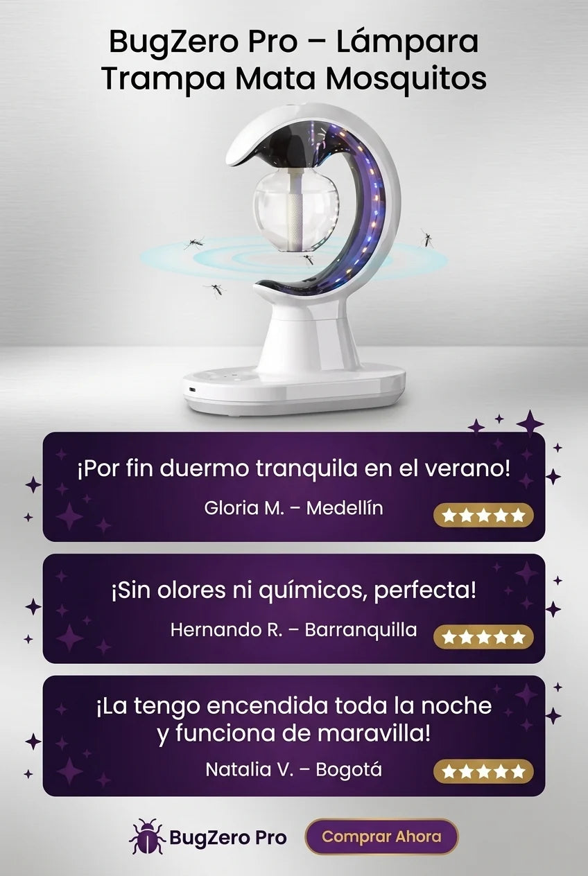 BugZero Pro – Lámpara Trampa Mata Mosquitos - imagen 10