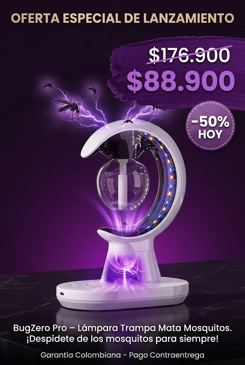 BugZero Pro – Lámpara Trampa Mata Mosquitos - imagen 8