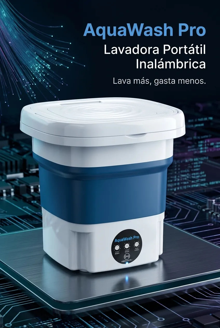 AquaWash Pro – Lavadora Portátil Inalámbrica - imagen 1