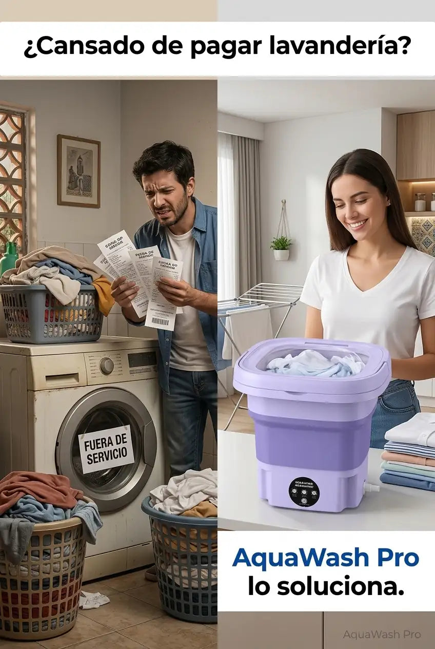 AquaWash Pro – Lavadora Portátil Inalámbrica - imagen 2