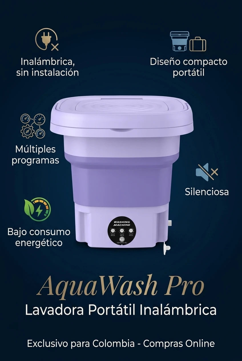 AquaWash Pro – Lavadora Portátil Inalámbrica - imagen 6