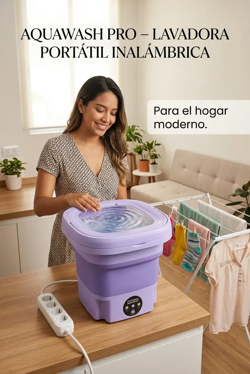 AquaWash Pro – Lavadora Portátil Inalámbrica - imagen 7