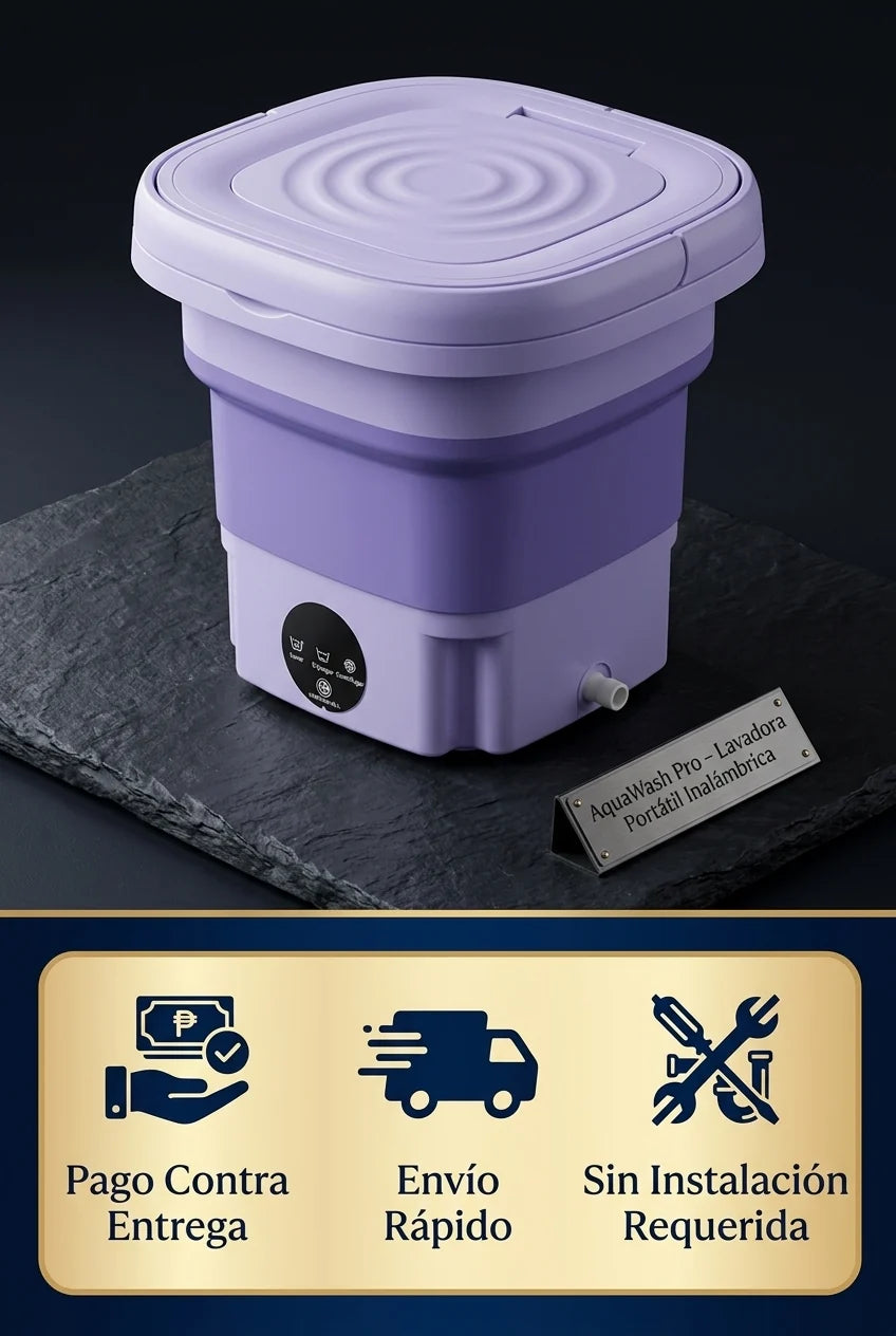 AquaWash Pro – Lavadora Portátil Inalámbrica - imagen 9