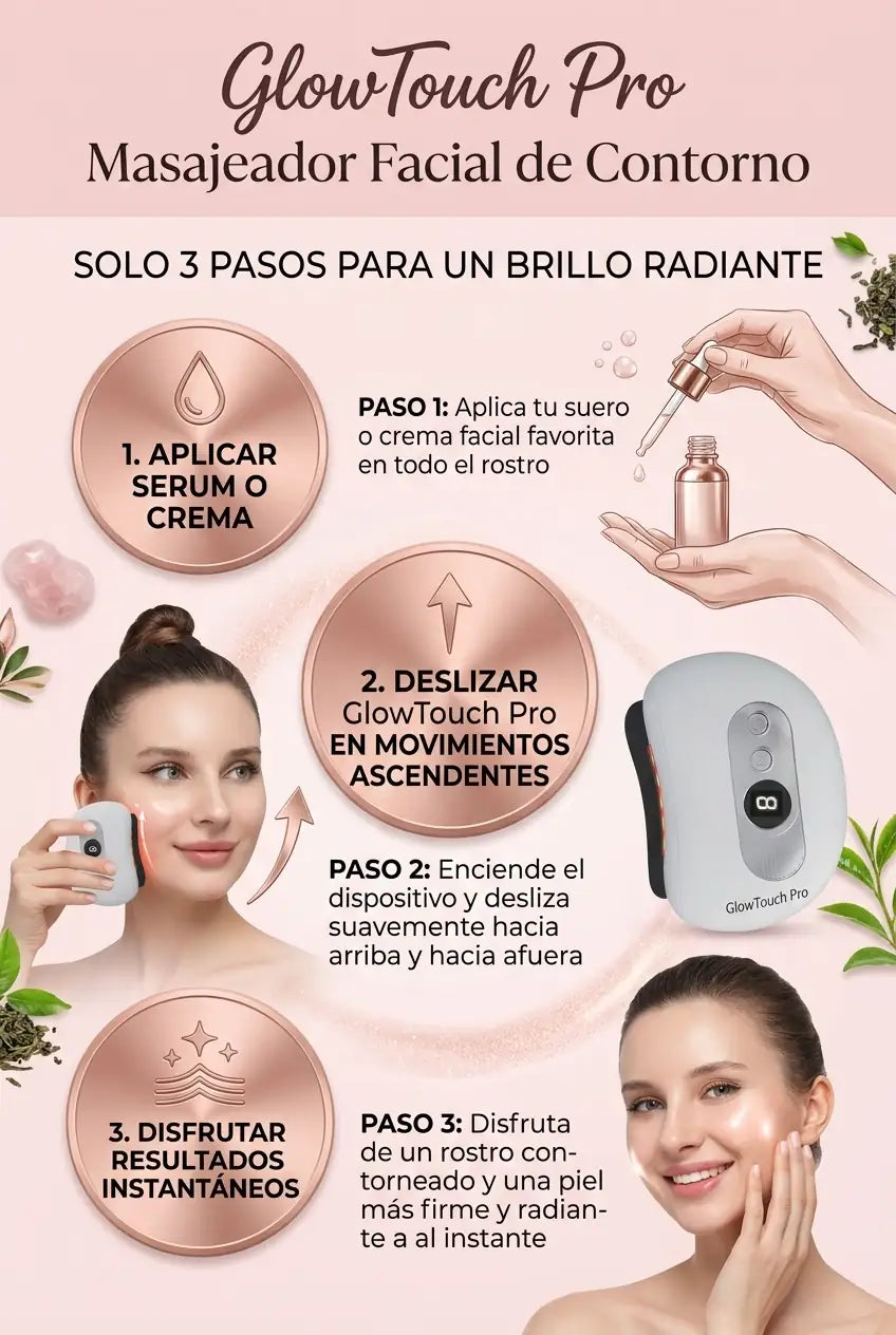 GlowTouch Pro – Masajeador Facial de Contorno - imagen 5