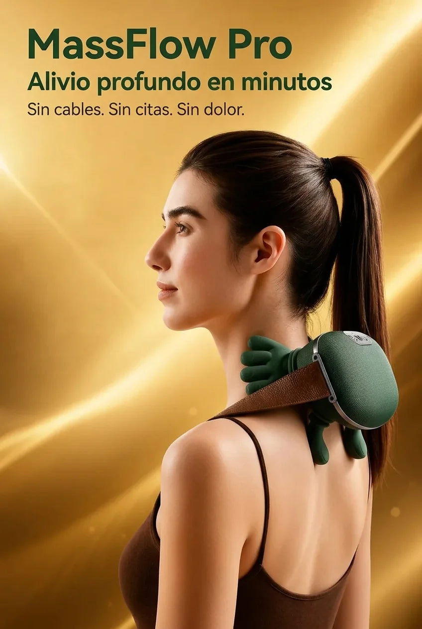 MassFlow Pro – Masaje profundo inalámbrico