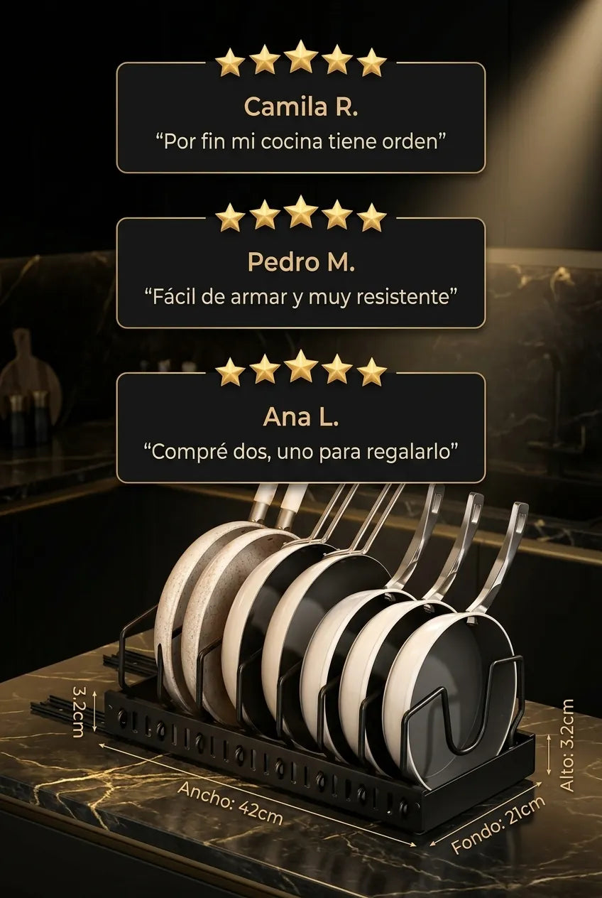 StackPro – Organizador Modular de Sartenes y Ollas - imagen 10
