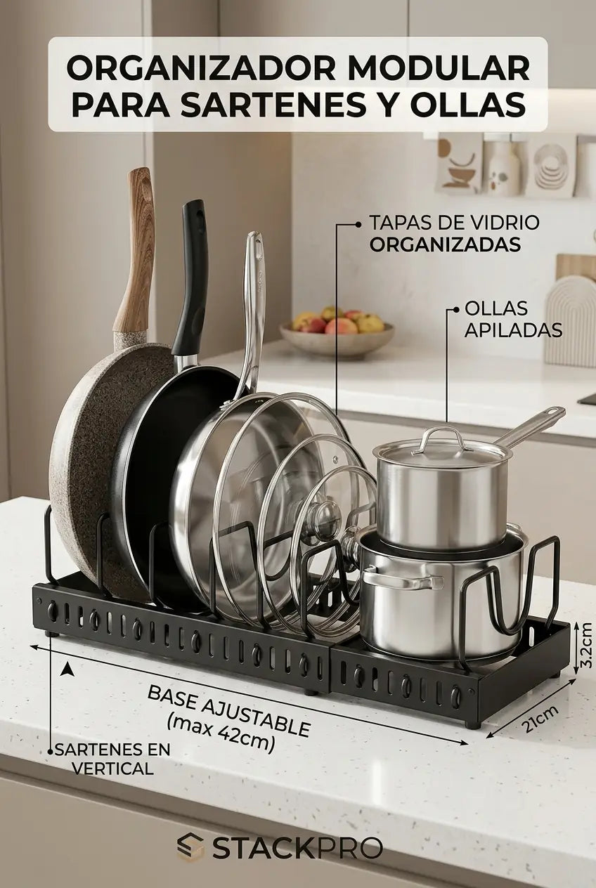 StackPro – Organizador Modular de Sartenes y Ollas - imagen 4
