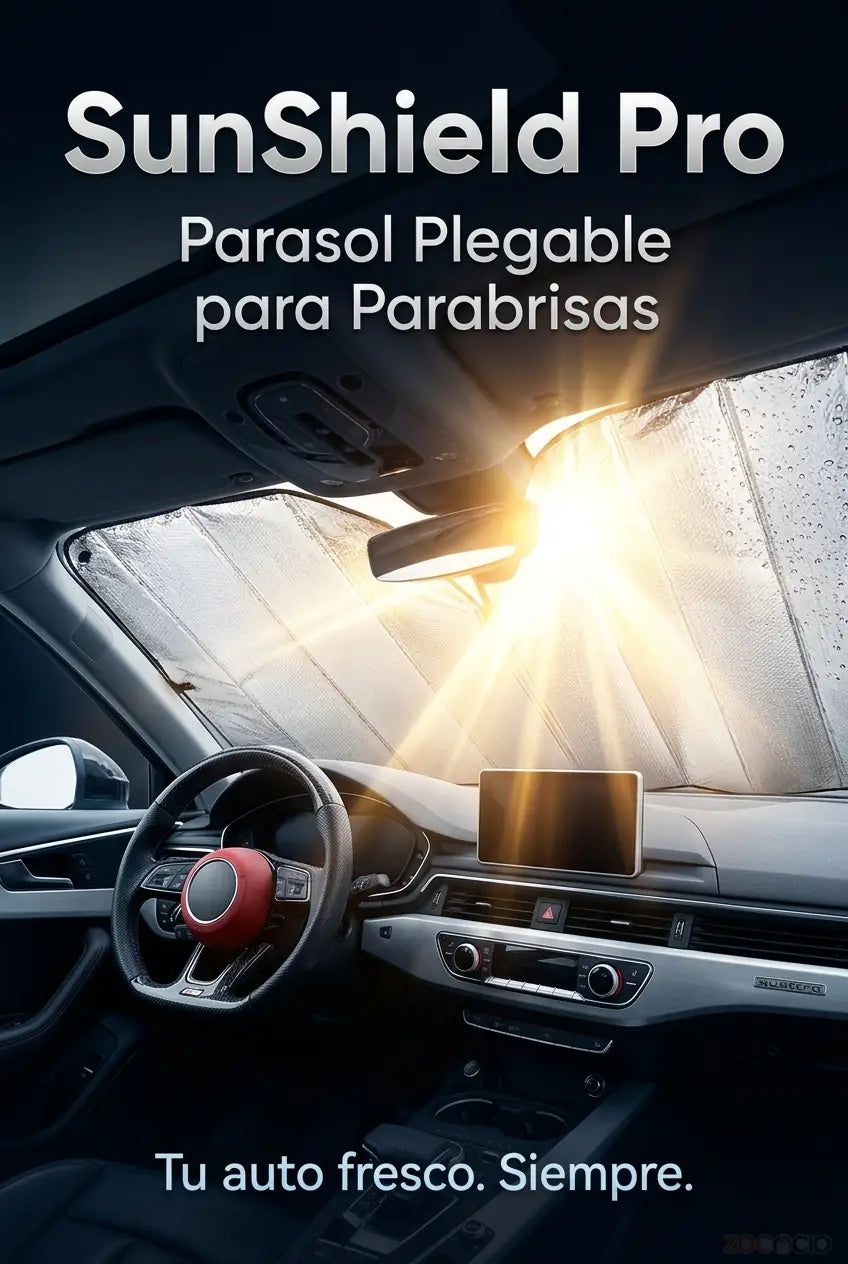 SunShield Pro – Parasol Plegable para Parabrisas - imagen 1
