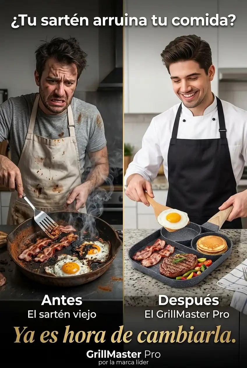GrillMaster Pro – Sartén Antiadherente 3 en 1 - imagen 2