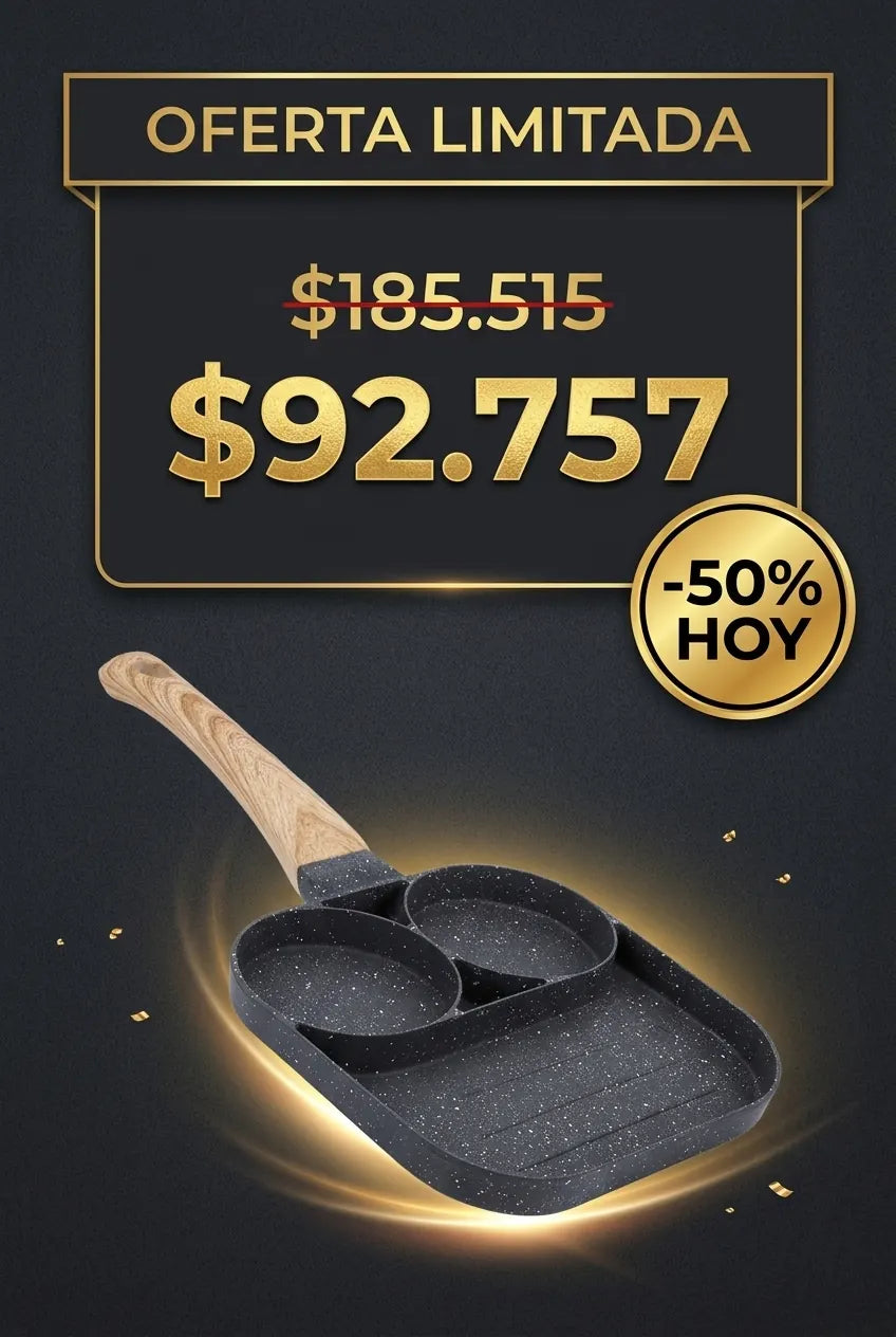 GrillMaster Pro – Sartén Antiadherente 3 en 1 - imagen 8