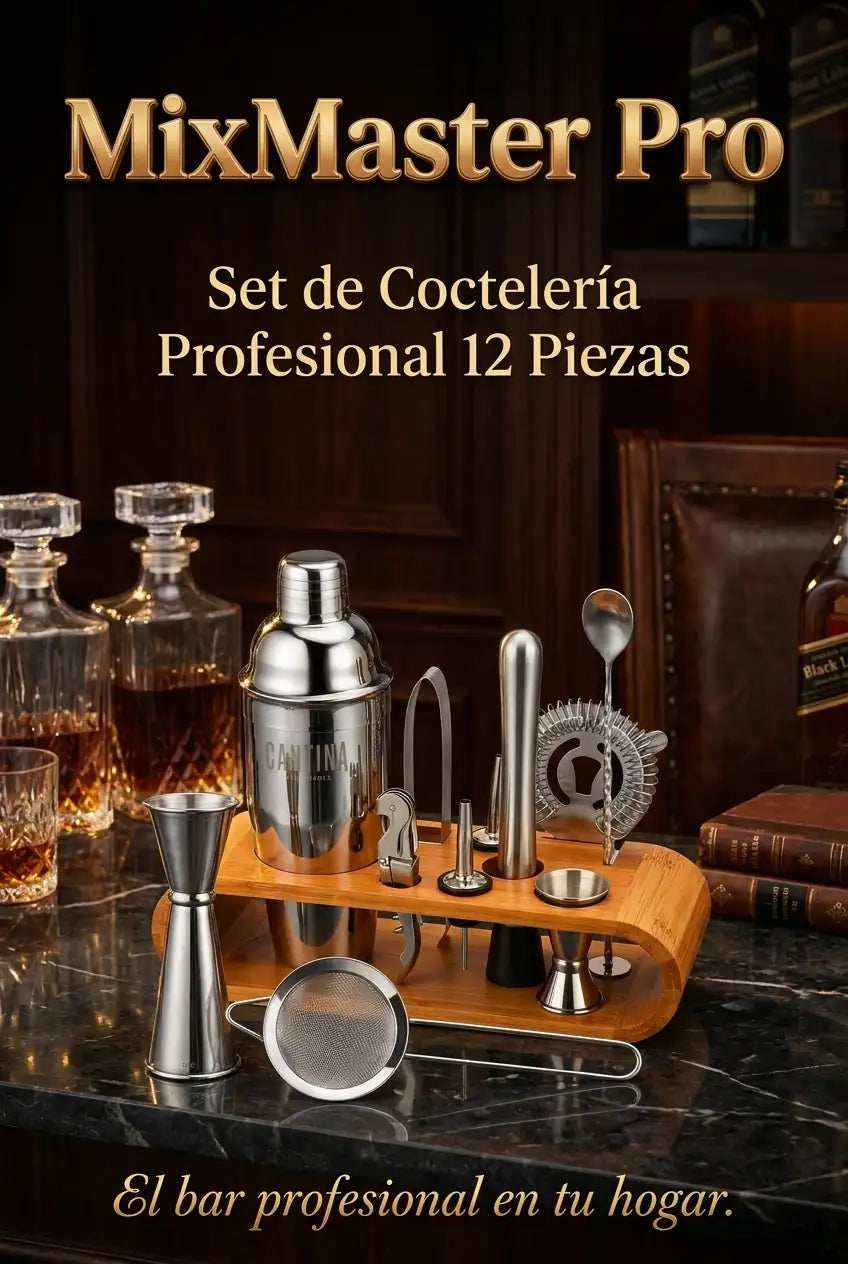 MixMaster Pro – Set de Coctelería Profesional 12 Piezas - imagen 1