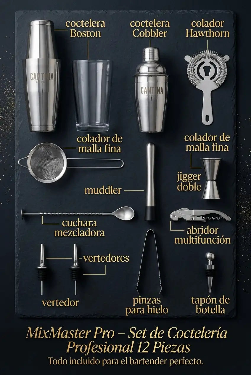 MixMaster Pro – Set de Coctelería Profesional 12 Piezas - imagen 4